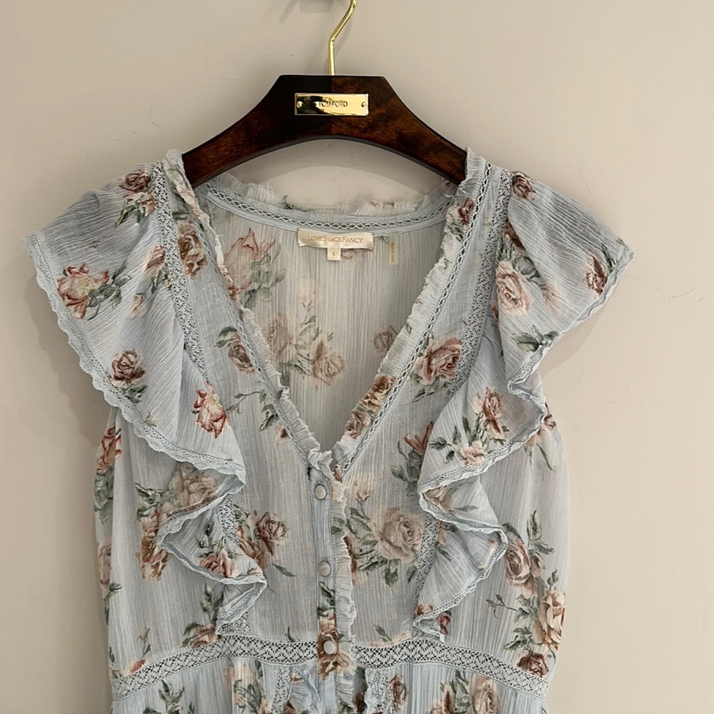 LOVESHACKFANCY
India Ruffle Mini Dress - Picture 10 of 16